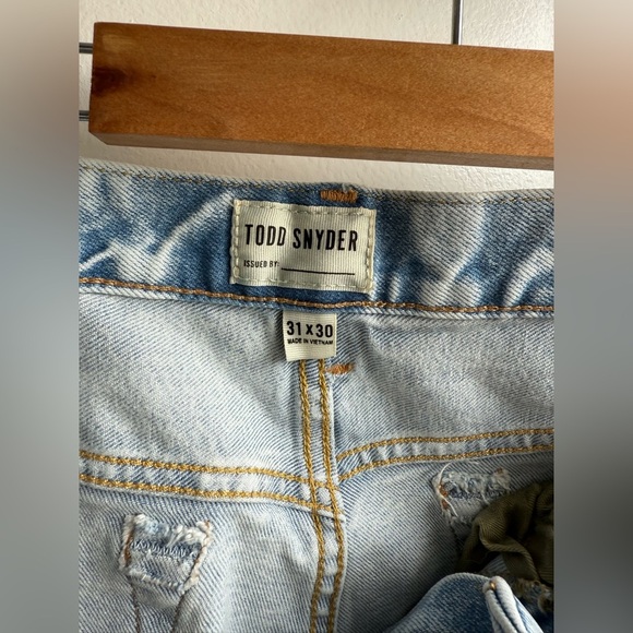 Todd Snyder Women's Light Blue Ankle Jeans - Picture 4 of 10